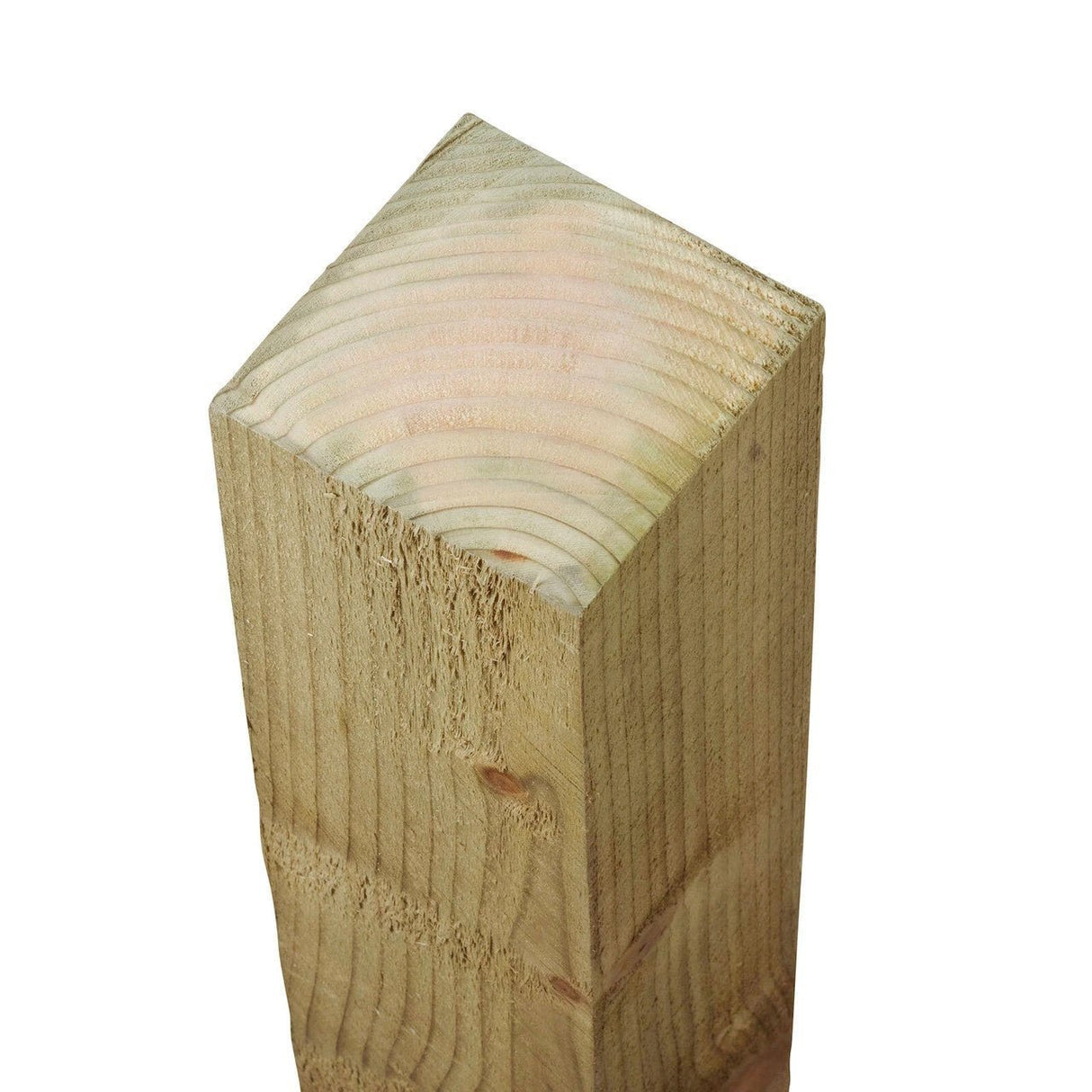 Green Treated Wooden Fence Post UC3u 75mm x 75mm - Armstrong Cheshire