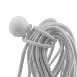 Grey L-Grade Tarpaulin with 20 x 6" Bungee Balls (White)