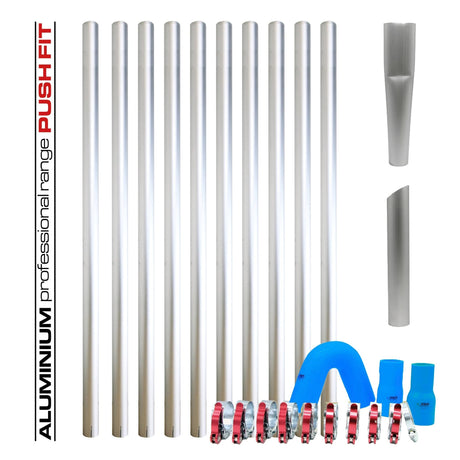 Gutter Vacuum Pole Kits Lightweight Aerospace Aluminium (51mm Diameter) 20-40ft - Armstrong Cheshire