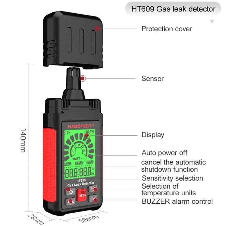 HABOTEST HT609 Portable Combustible Gas Detector - Armstrong Cheshire