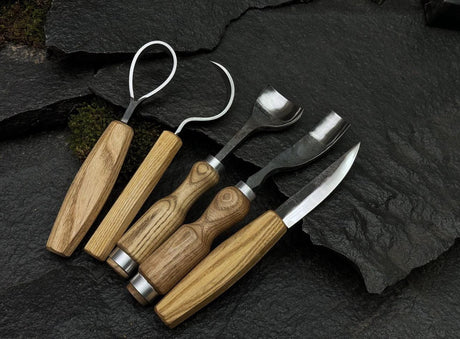 Handmade Wood Carving Tools Set | Professional Whittling Knives UK by CraftoriaShop
