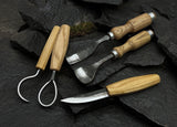 Handmade Wood Carving Tools Set | Professional Whittling Knives UK by CraftoriaShop