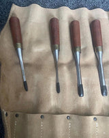 Handmade Woodworking Chisel Set | Traditional Wood Carving Tools for Craftsmen & Carpenters by CraftoriaShop