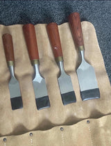Handmade Woodworking Chisel Set | Traditional Wood Carving Tools for Craftsmen & Carpenters by CraftoriaShop