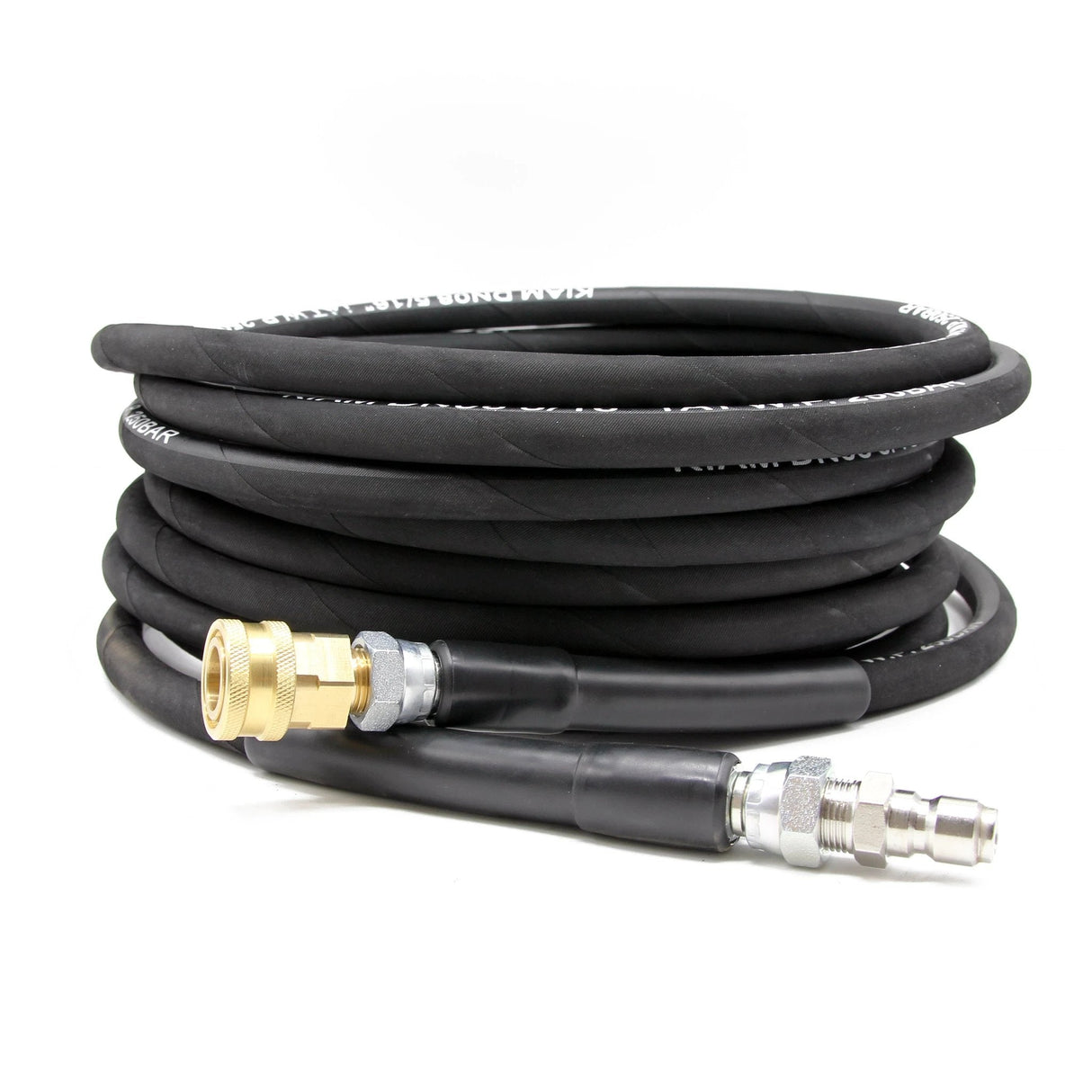 Heavy Duty 5/16" Pressure Washer Hose - 3/8" Male & Female Quick Release, 250 Bar/3750 PSI Rated - Armstrong Cheshire