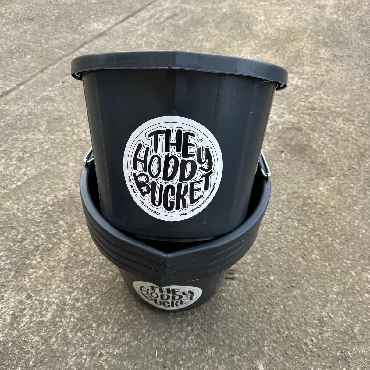 Hoddy Bucket Heavy Duty Site Bucket With 4mm Thick Handle Reinforced Rim