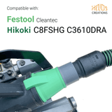 Hose Adaptor For Hikoki Mitre Saw to Festool Cleantec by Helios Creations