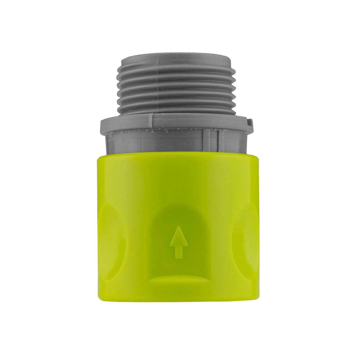 Hose Connector Lime with In-Line BSPF Valve and 20mm MDPE Straight - Armstrong Cheshire