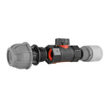 Hose Connector WL with In-Line BSPF Valve and 20mm MDPE Straight - Armstrong Cheshire