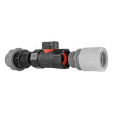Hose Connector WL with In-Line BSPF Valve and 20mm MDPE Straight - Armstrong Cheshire