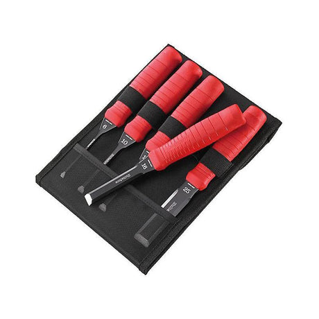 Hultafors Scandinavian Butt Chisel Set, 5 Piece with holster - Armstrong Cheshire