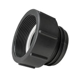 IBC 2” BSPF – S60X6 Cap with S60X6 – ½” BSPF Cap and Brass Bib Tap 1/2” Barb - Armstrong Cheshire
