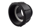 IBC 2” BSPF – S60X6 Cap with S60X6 – ½” BSPF Cap and Lever Tap ½” Barb - Armstrong Cheshire