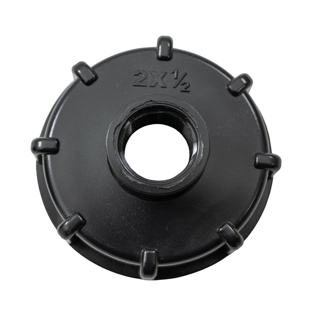 IBC 2” BSPF – S60X6 Cap with S60X6 – ½” BSPF Cap and Lever Tap ½” Barb - Armstrong Cheshire