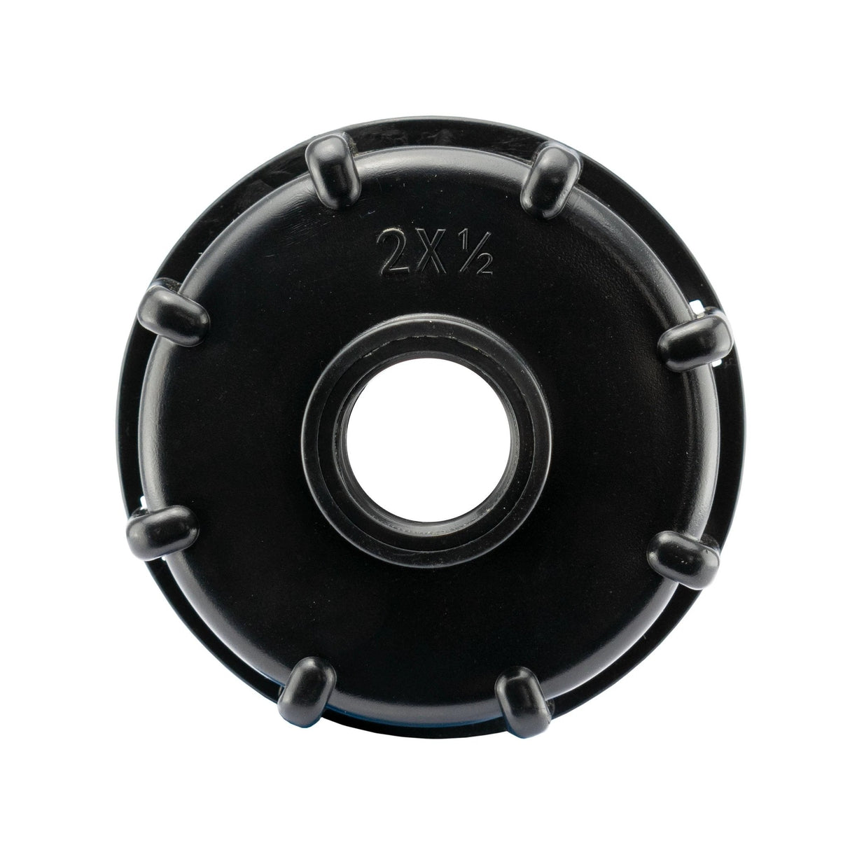 IBC 2” BSPF – S60X6 Cap with S60X6 – ½” BSPF Cap and Lever Tap ½” Barb - Armstrong Cheshire