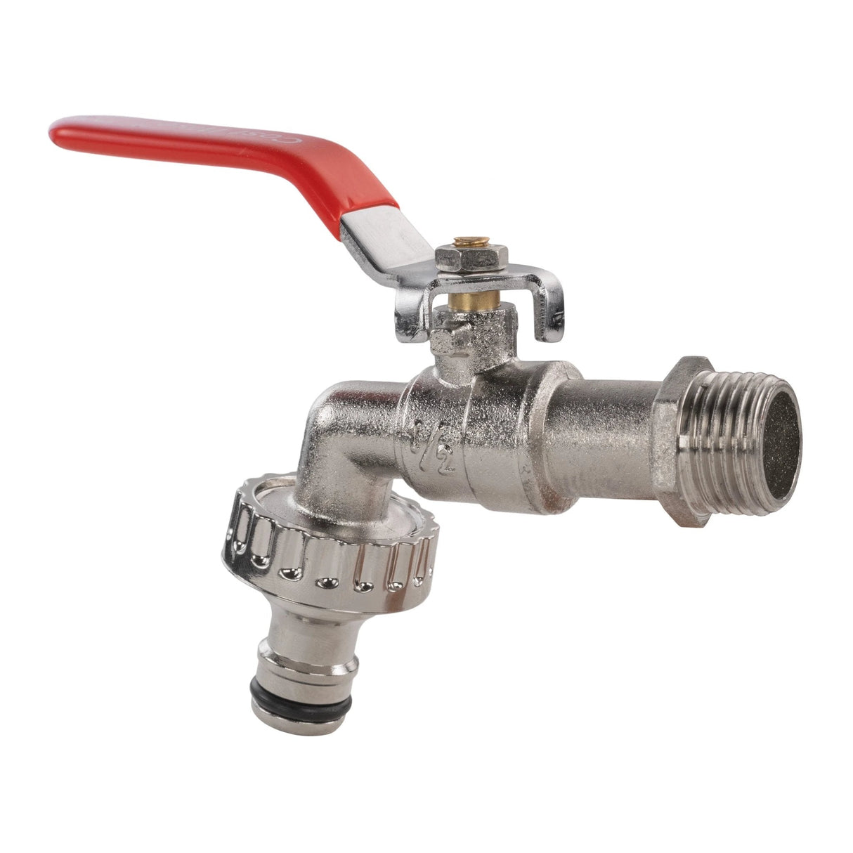 IBC 2” BSPF – S60X6 Cap with S60X6 – ½” BSPF Cap and Quick Connect Lever Tap ½” BSP - Armstrong Cheshire