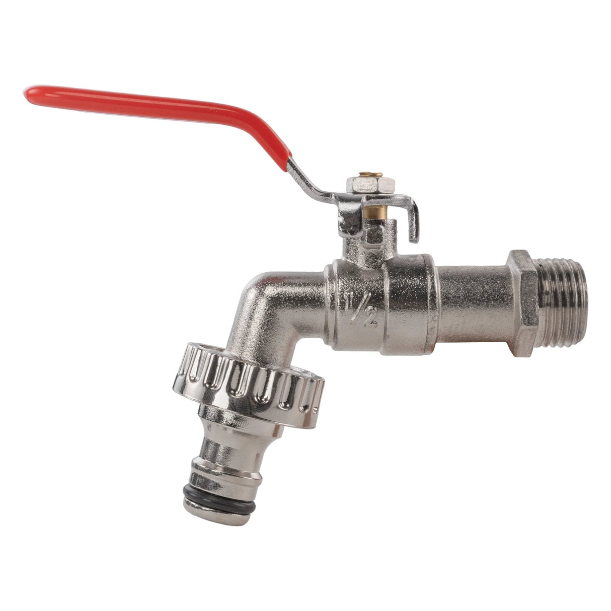IBC 2” BSPF – S60X6 Cap with S60X6 – ½” BSPF Cap and Quick Connect Lever Tap ½” BSP - Armstrong Cheshire