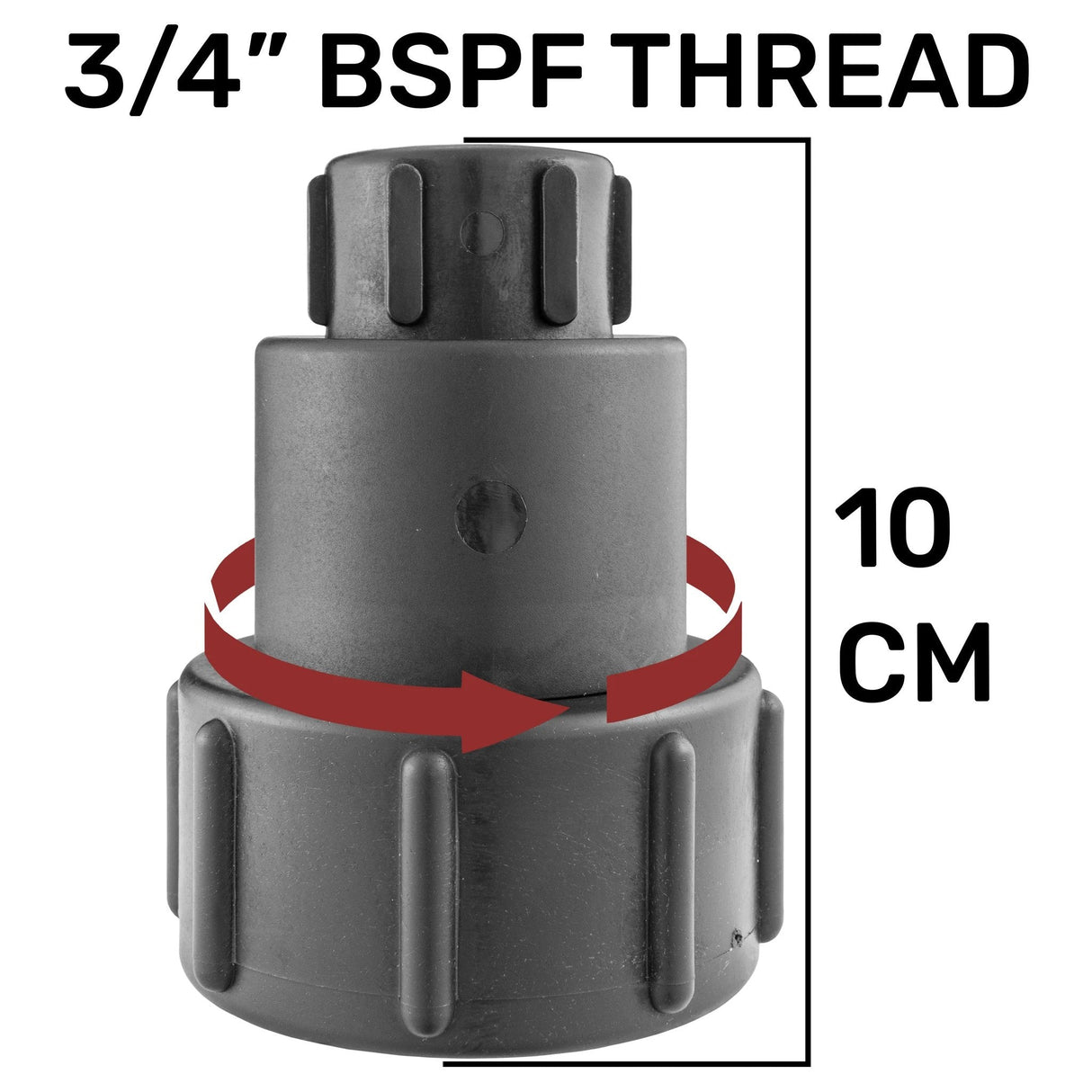 IBC 2” S60X6 – 1" BSPF Extender Adaptor with MDPE Tee 25mm - Armstrong Cheshire