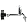 IBC 2" S60X6 - 1/2" BSP Cap with Extended Brass Chrome Tap 1/2" Barb - Armstrong Cheshire