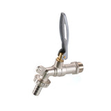 IBC 2" S60X6 - 1/2" BSP Cap with Lever Tap Hose Barb and Lever Lock - Armstrong Cheshire