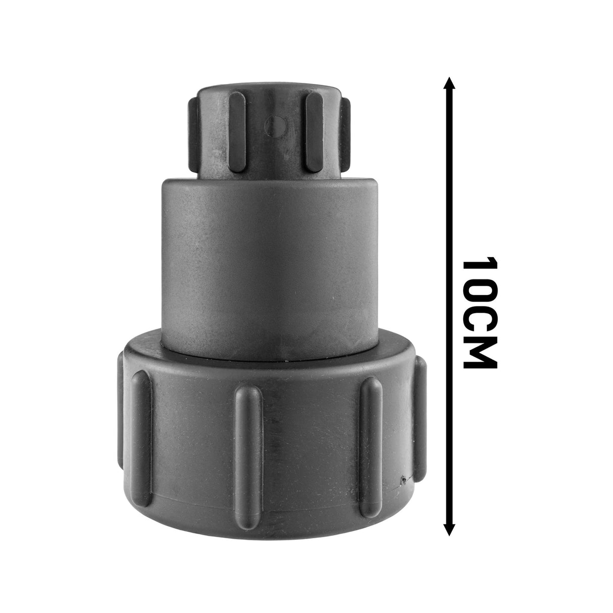 IBC 2" S60X6 - 1/2" BSP Extender Adaptor with Lever Tap with Hose Barb and Side Lock - Armstrong Cheshire