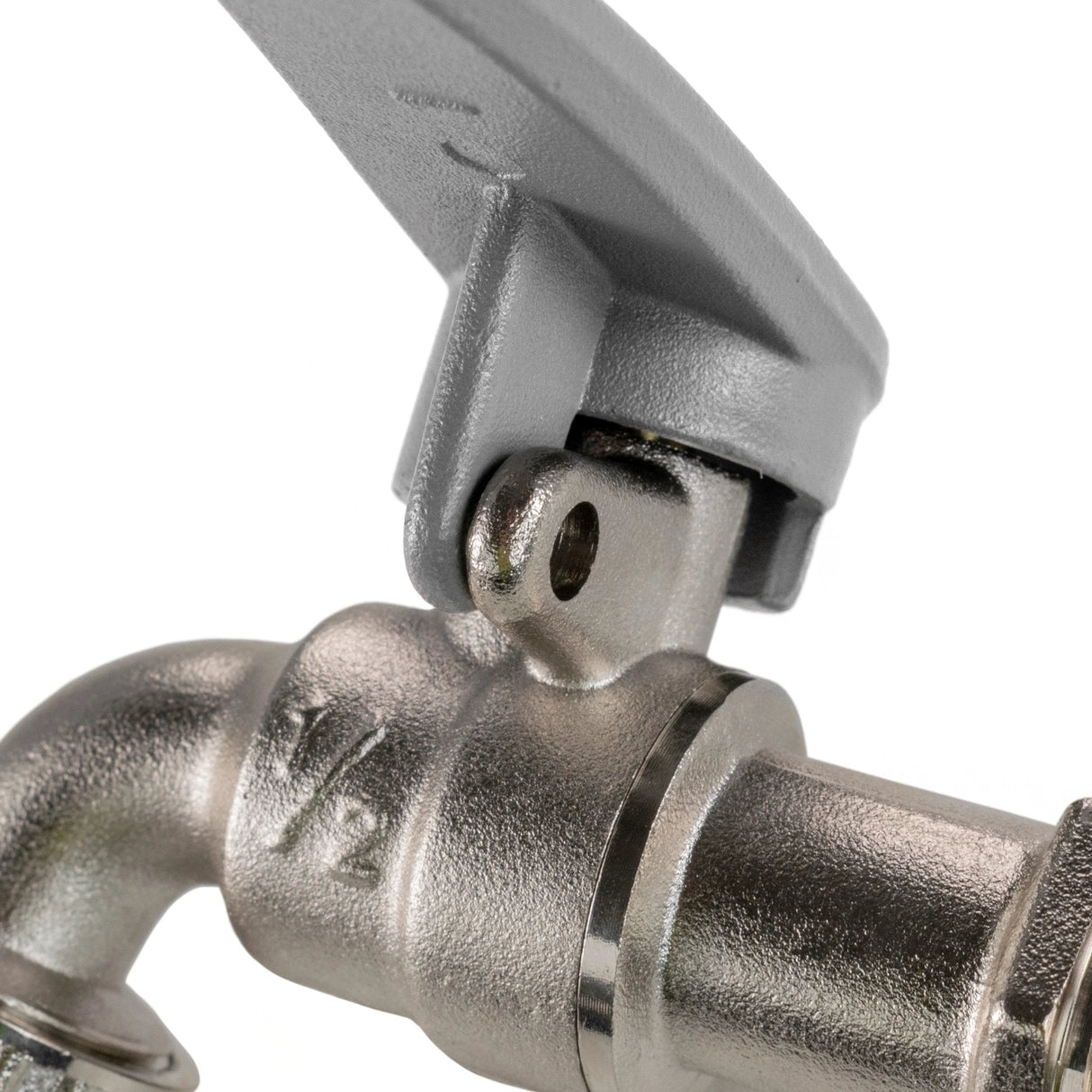 IBC 2" S60X6 - 1/2" BSP Extender Adaptor with Lever Tap with Hose Barb and Side Lock - Armstrong Cheshire