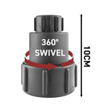 IBC 2" S60X6 - 1/2" BSP Extender Adaptor with Lever Tap with Hose Barb and Side Lock - Armstrong Cheshire