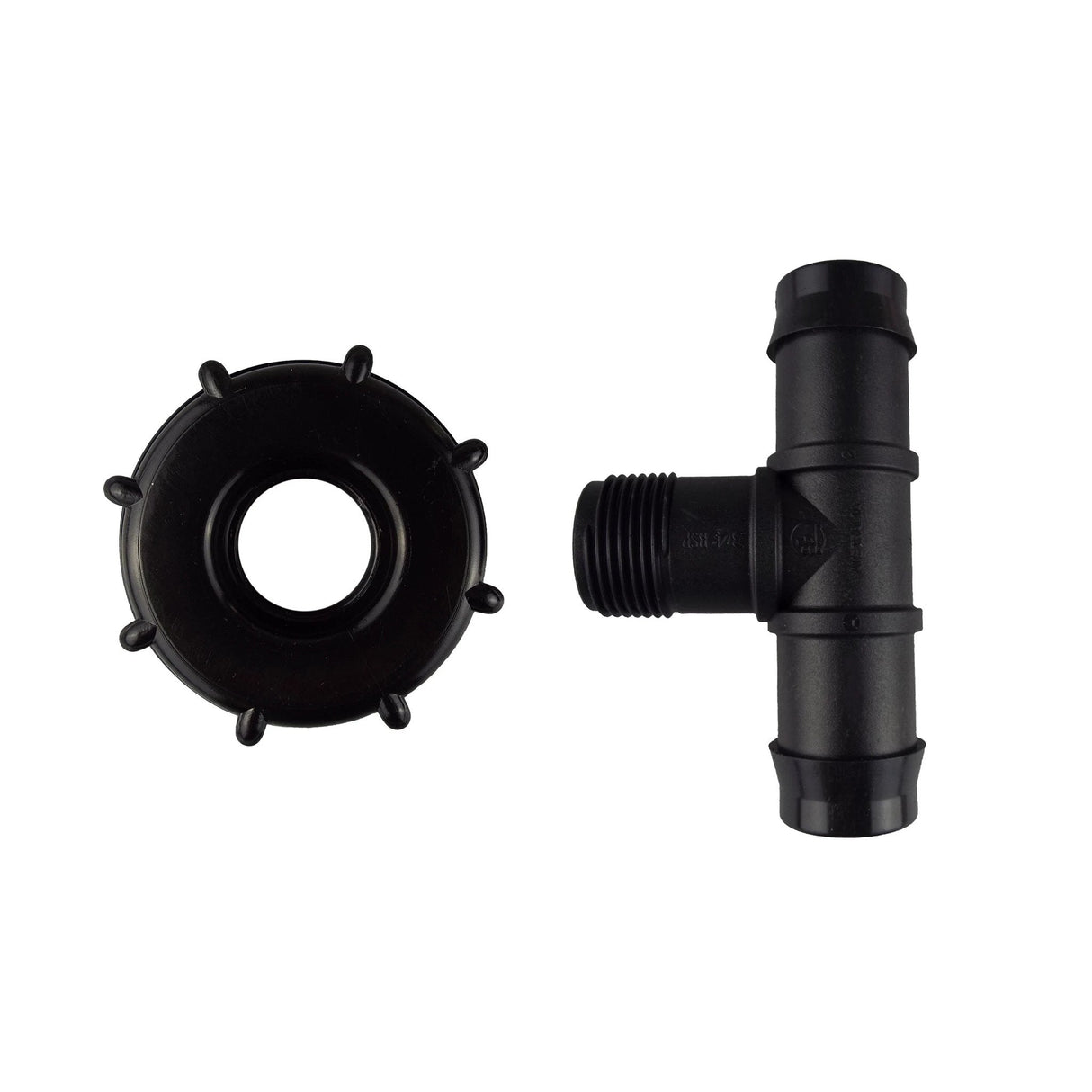 IBC 2” S60X6 Cap with 19mm Barbed Tee - Armstrong Cheshire