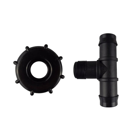 IBC 2” S60X6 Cap with 19mm Barbed Tee - Armstrong Cheshire