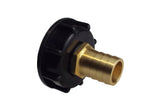 IBC 2” S60X6 Cap with 19mm Brass Barb - Armstrong Cheshire