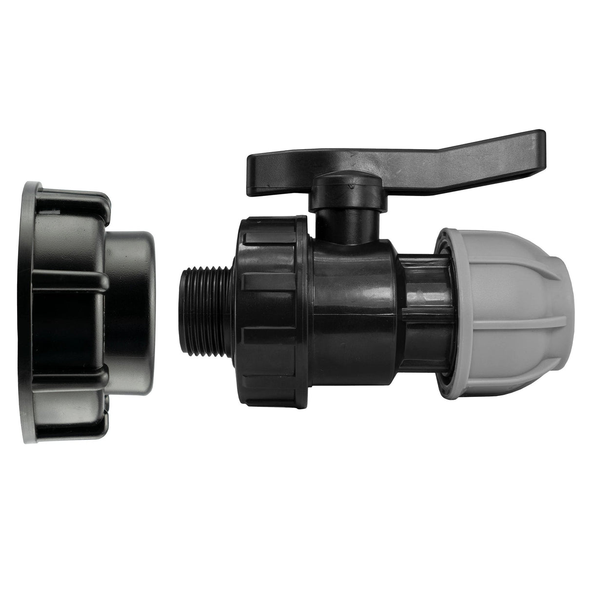 IBC 2” S60X6 Cap with 20mm MDPE Valve - Armstrong Cheshire
