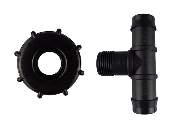 IBC 2” S60X6 Cap with 25mm Barbed Tee - Armstrong Cheshire