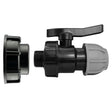 IBC 2” S60X6 Cap with 32mm MDPE Valve - Armstrong Cheshire