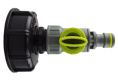 IBC 2” S60X6 Cap with ¾” BSP – Click Lock Valve Lime - Armstrong Cheshire