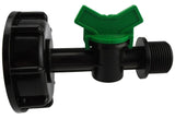 IBC 2” S60X6 Cap with ¾” BSP Male Threaded Irrigation Valve - Armstrong Cheshire