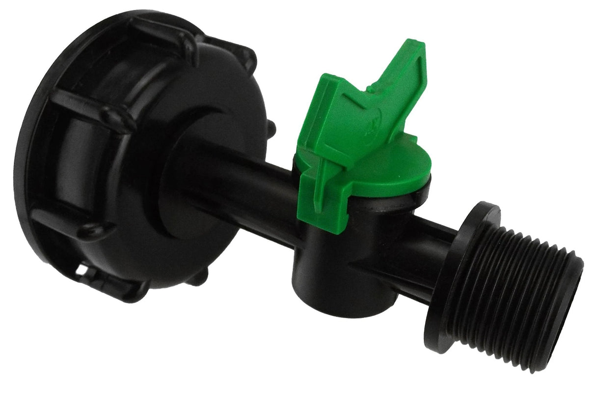 IBC 2” S60X6 Cap with ¾” BSP Male Threaded Irrigation Valve - Armstrong Cheshire