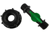IBC 2” S60X6 Cap with ¾” BSP Male Threaded Irrigation Valve - Armstrong Cheshire