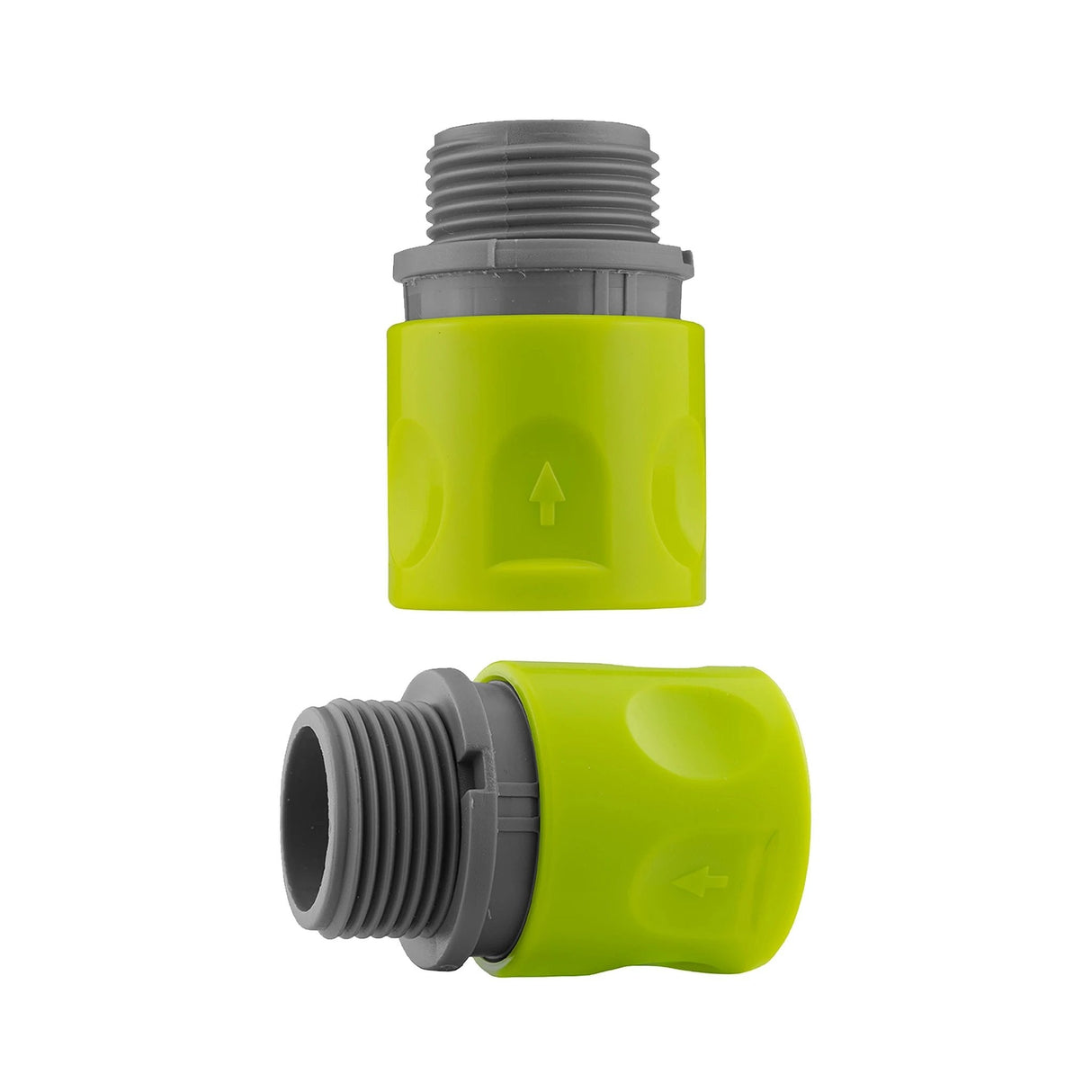 IBC 2” S60X6 Cap with ¾” BSP Threaded Hose Connector and Double Male Lime - Armstrong Cheshire