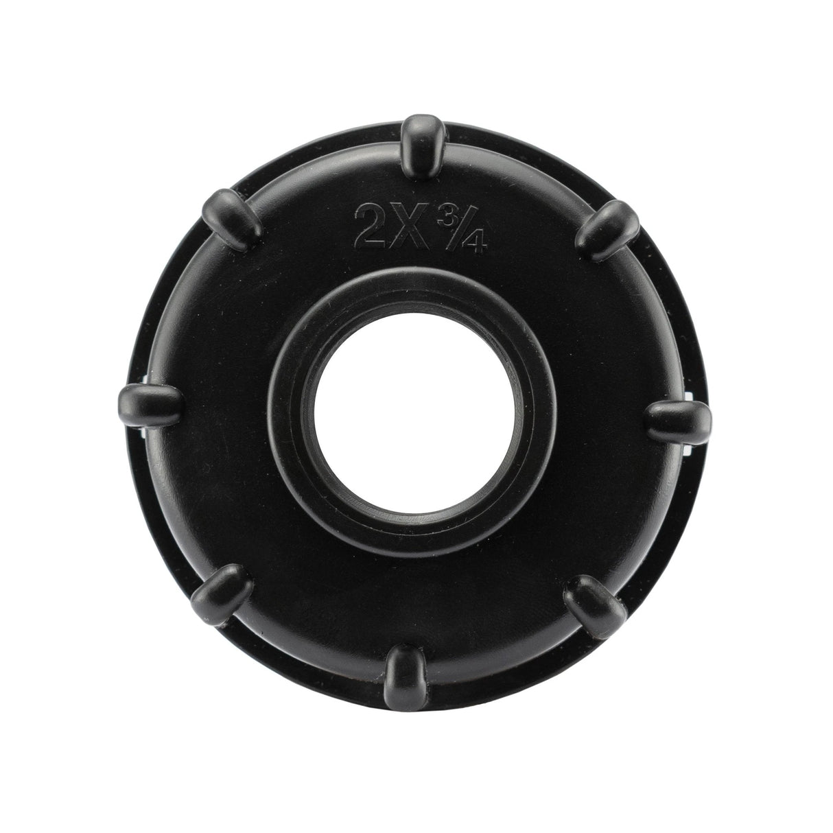 IBC 2” S60X6 Cap with ¾” BSP Threaded Hose Connector and Double Male Lime - Armstrong Cheshire