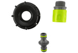 IBC 2” S60X6 Cap with ¾” BSP Threaded Hose Connector and Double Male Lime - Armstrong Cheshire