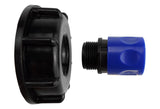 IBC 2” S60X6 Cap with ¾” BSP Threaded Hose Connector Blue - Armstrong Cheshire