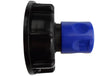 IBC 2” S60X6 Cap with ¾” BSP Threaded Hose Connector Blue - Armstrong Cheshire