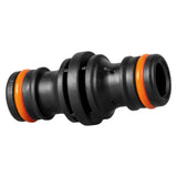 IBC 2” S60X6 Cap with ¾” BSP Threaded Hose Connector Blue and Double Male - Armstrong Cheshire