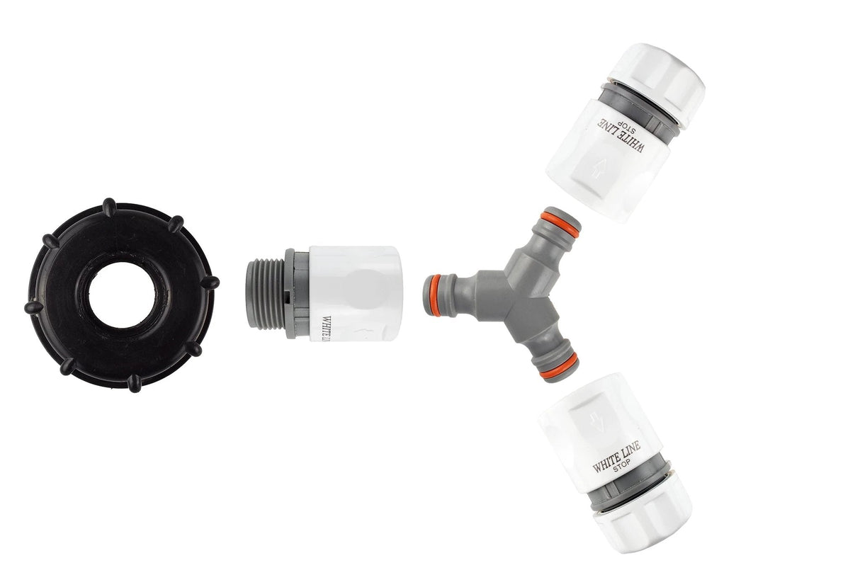 IBC 2” S60X6 Cap with ¾” BSP Threaded Hose Connector, Three Way and Hose Connectors - Armstrong Cheshire