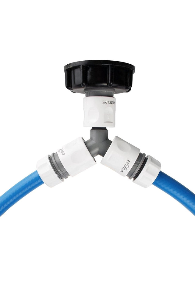 IBC 2” S60X6 Cap with ¾” BSP Threaded Hose Connector, Three Way and Hose Connectors - Armstrong Cheshire