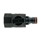 IBC 2” S60X6 Cap with BSPF Thread-Quick Connect Male Valve and Hose Connector 16mm Barb - Armstrong Cheshire