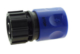 IBC 2” S60X6 Cap with BSPF Thread-Quick Connect Male Valve and Hose Connector 3/4" BSPF - Armstrong Cheshire