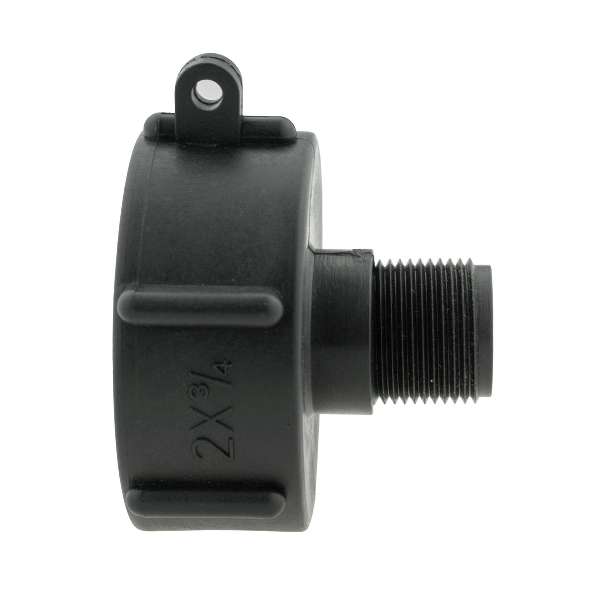 IBC 2” S60X6 Cap with BSPF Thread-Quick Connect Male Valve and Hose Connector 3/4" BSPF - Armstrong Cheshire