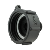 IBC 2” S60X6 Cap with BSPF Thread-Quick Connect Male Valve and Hose Connector 3/4" BSPM - Armstrong Cheshire