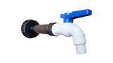 IBC 2” S60X6 Cap with Filter Extension and White Blue Plastic Tap - Armstrong Cheshire